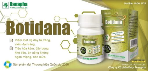 thuốc dạ dày đông y Botidana bổ tì vị trị đau dạ dày tiêu hóa kém Danapha