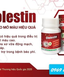 thuốc hạ mỡ máu Cholestin thuốc đông dược ngăn ngừa cholesterol thuoctotso1
