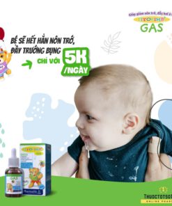 Fitobimbi Gas giúp trẻ hết nôn trớ ọc sữa đầy bụng khó tiêu chỉ 5 ngan mỗi ngày