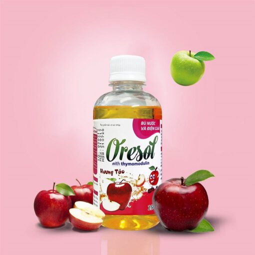 Dung dịch Oresol kết hợp thymomodulin 250ml hương táo