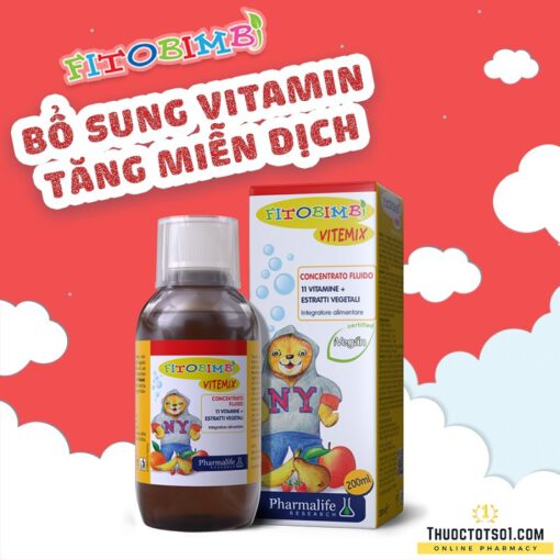 Fitobimbi Vitemix cung cấp vitamin và khoáng chất thiên nhiên tăng miễn dịch