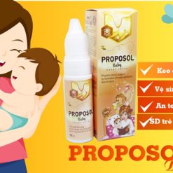 Xịt mũi keo ong Proposol baby tái tạo niêm mạc mũi an toàn hiệu quả