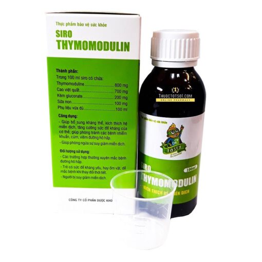 siro Thymomodulin kích thích hệ miễn dịch trẻ em tăng sức đề kháng