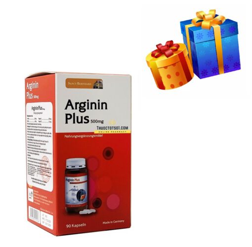 Arginin Plus 500mg hỗ trợ chức năng gan nhập khẩu Đức thuoctotso1