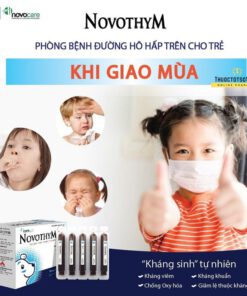 Novothym siro thảo dược châu âu chống viêm đường hô hấp CPC1HN sản xuất