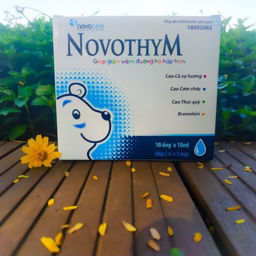 Novothym siro thảo dược châu âu chống viêm đường hô hấp hương vị thơm ngon