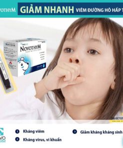 Novothym siro thảo dược châu âu chống viêm đường hô hấp nguyên liệu nhập khẩu chuẩn hóa