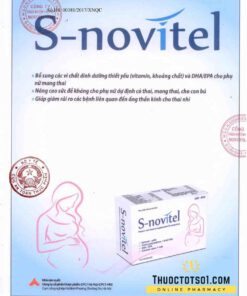 S-Novitel cung cấp vi chất dinh dưỡng cho mẹ bầu đăng ký quảng cáo