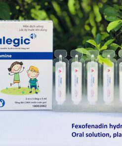 thuốc dị ứng trẻ em Oralegic vị sữa dừa thơm thành phần fexofenadin