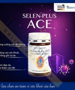 viên tăng đề kháng Đức Selen Plus Ace chống oxy hóa gốc tự do có hại tốt cho nội tiết