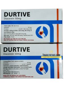 Durtive diacerein thuốc điều trị thoái hóa khớp chất lượng cao