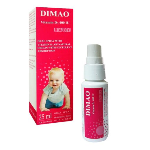 vitamin D3 dạng xịt Dimao cho trẻ thêm cao thuoctotso1