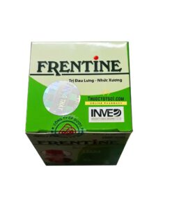 Frentine thuốc điều trị đau dây thần kinh toa và liên sườn thuốc đông y