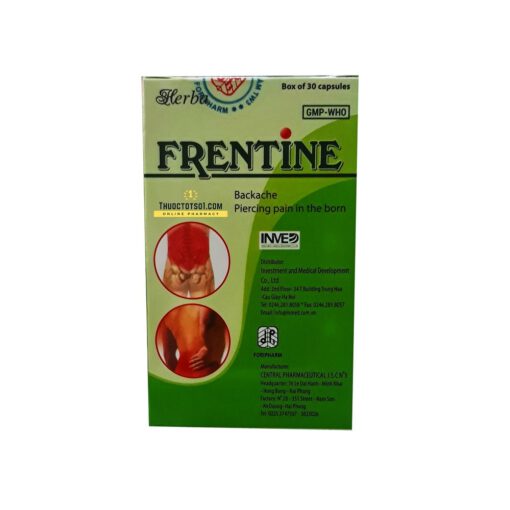 Frentine thuốc điều trị đau dây thần kinh toa và liên sườn TW3