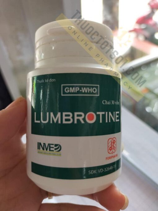 thuốc phòng ngừa tai biến Lumbrotine trị tê mỏi chân tay di chứng sau tai biến chính hãng