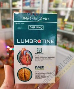 thuốc phòng ngừa tai biến Lumbrotine trị tê mỏi chân tay di chứng sau tai biến Dược phẩm TW3 sản xuất