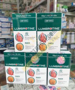 thuốc phòng ngừa tai biến Lumbrotine trị tê mỏi chân tay di chứng sau tai biến nhồi máu cơ tim