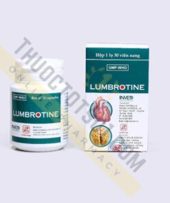 thuốc phòng ngừa tai biến Lumbrotine trị tê mỏi chân tay di chứng sau tai biến thuoctotso1