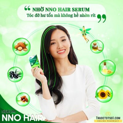 serum dưỡng tóc NNO Hair ngăn ngừa 7 dấu hiệu tóc hư tổn chất lượng cao
