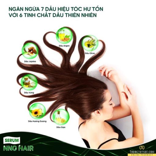 serum dưỡng tóc NNO Hair ngăn ngừa 7 dấu hiệu tóc hư tổn thành phần