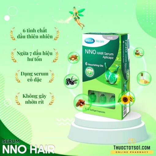 serum dưỡng tóc NNO Hair ngăn ngừa 7 dấu hiệu tóc hư tổn thiên nhiên