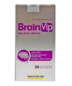 viên uống bổ não Brain Vip não khỏe nhớ lâu tăng cường trí nhớ thuoctotso1