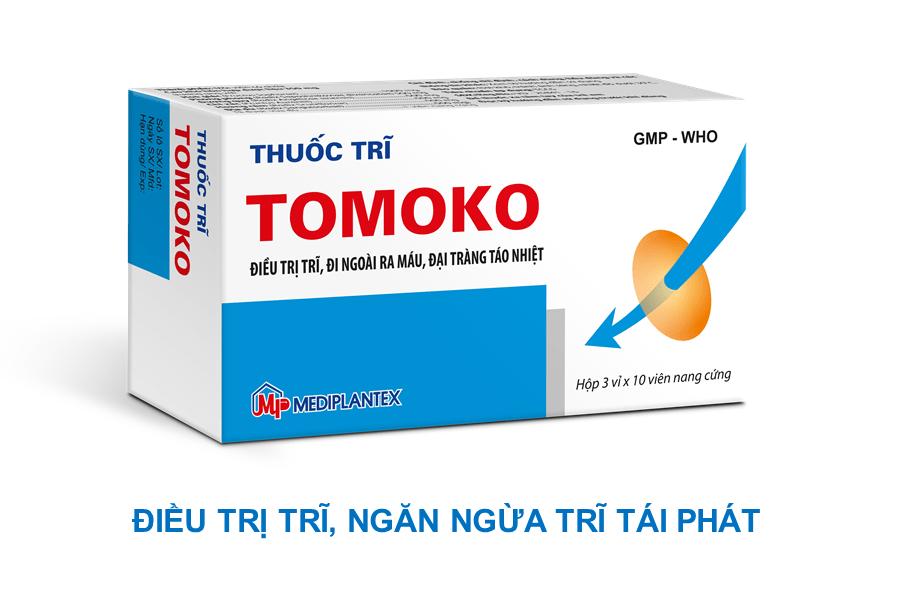 thuốc trĩ Tomoko điều trị trĩ táo bón đi ngoài ra máu ngăn ngừa tái phát