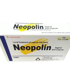 thuốc đặt âm đạo Neopolin điều trị viêm nhiễm phụ khoa công thức 3 kháng sinh