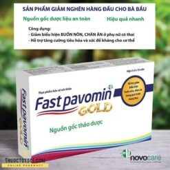 Fast Pavomin giảm ốm nghén chán ăn buồn nôn cho mẹ bầu thuoctotso1