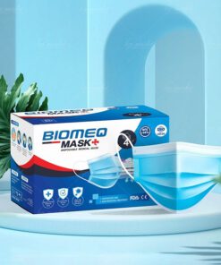 khẩu trang y tế Biomeq Mask kháng khuẩn vượt chuẩn màu xanh truyền thống