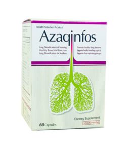 viên bổ phổi Mỹ Azaqinfos làm sạch ngăn ngừa nhiễm độc phổi thuoctotso1