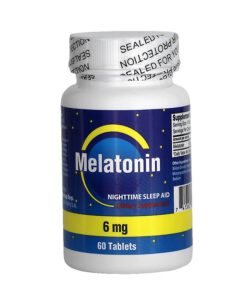 viên ngủ ngon Mỹ Melatonin giúp dễ ngủ tạo giấc ngủ tự nhiên lọ 60 viên dùng 2 tháng