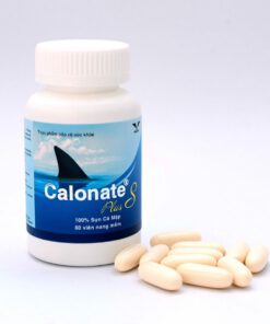 sụn cá mập Calonate S Plus giúp tái tạo sụn khớp chống thoái hóa khớp hộp 60 viên