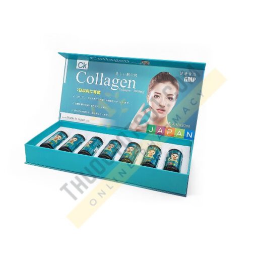 Collagen CK 3000mg Nhật Bản giúp da sáng đẹp mịn màng 7 chai dùng 7 ngày thuoctotso1