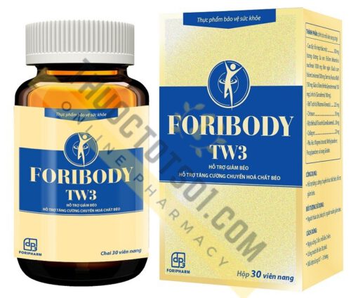 viên uống giảm béo ForiBody TW3 giúp giảm béo giảm cân an toàn thuoctotso1
