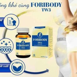 viên uống giảm béo ForiBody TW3 giúp giảm béo giảm cân an toàn từ thảo dược thuoctotso1