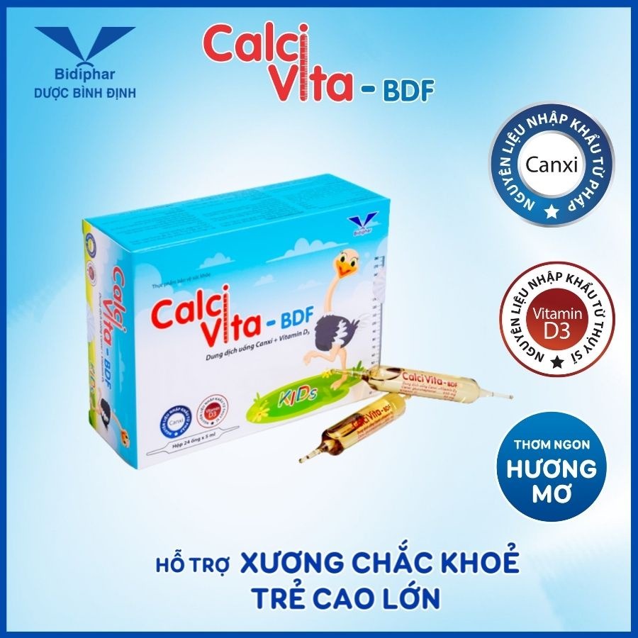 Calci-Vita BDF Kids bổ sung canxi hữu cơ cho trẻ Thuoctotso1.com